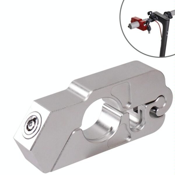Secure your Xiaomi M365 Scooter with Handlebar Lock - Blue | Fitness Equipment Store