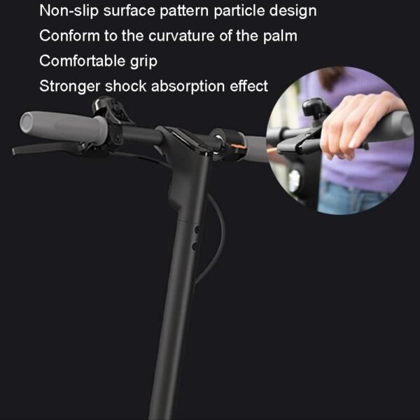 Silicone Handlebar Cover for Ninebot F30 / F40 Electric Scooter - Gray 1 Pair | Fitness Equipment Store