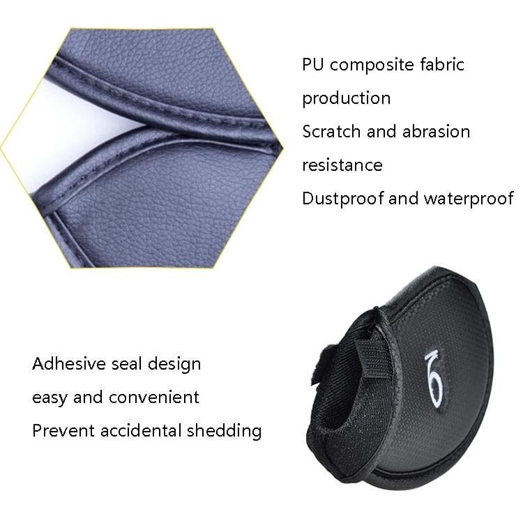 Versatile Golf Hat Cover with 12-in-1 Functionality - Black Litchi Texture 6 Versatile Golf Hat Cover with 12-in-1 Functionality - Black Litchi Texture - Image 6