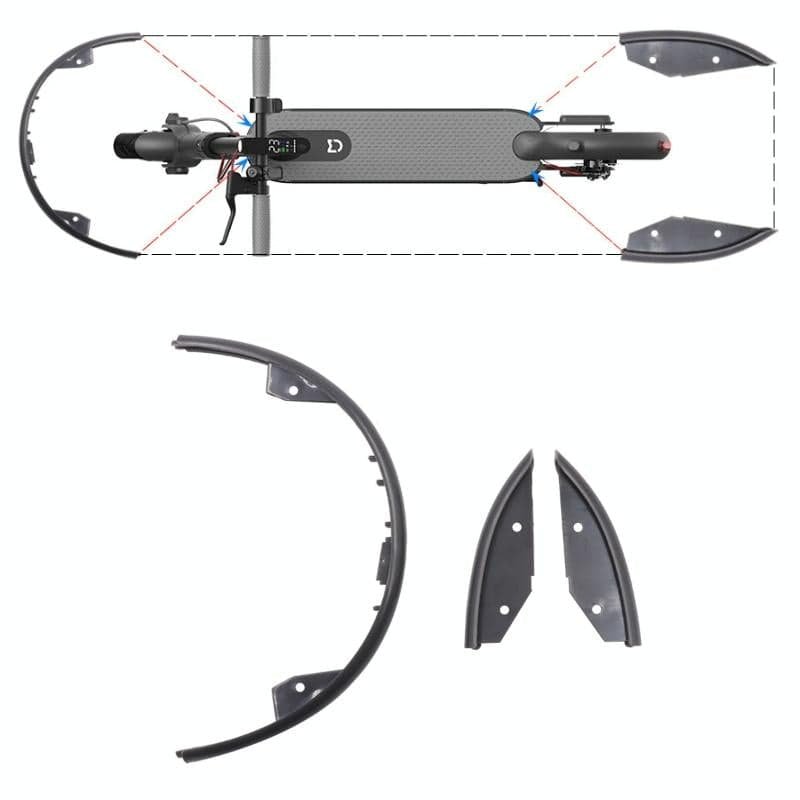 Xiaomi M365 Side Protection & Bumper Set - Black 8 Xiaomi M365 Side Protection & Bumper Set - Black - Image 8