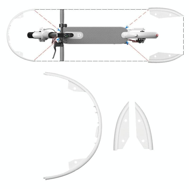 Xiaomi M365 Side Protection & Bumper Set - Black 10 Xiaomi M365 Side Protection & Bumper Set - Black - Image 10