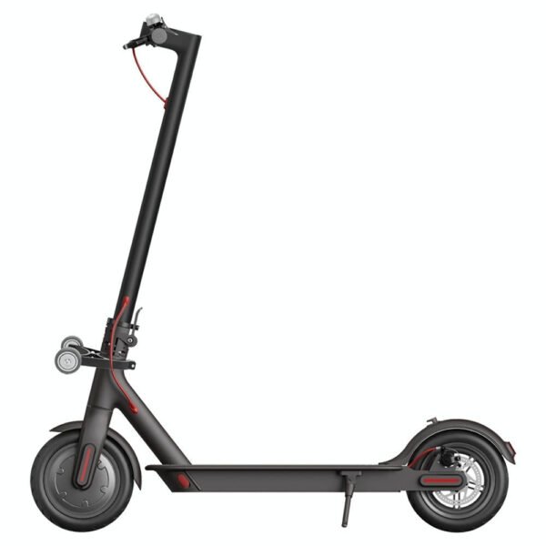 Foldable Auxiliary Wheel Bracket for Electric Scooters - Compatible with Xiaomi Ninebot and More - Black | Fitness Equipment Store
