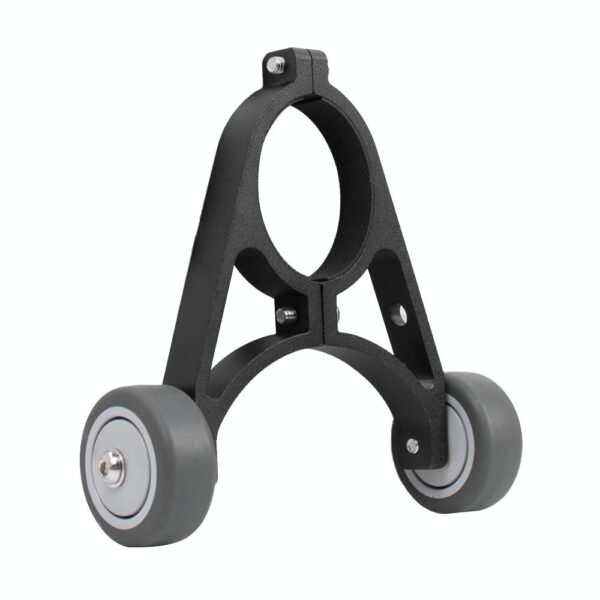 Foldable Auxiliary Wheel Bracket for Electric Scooters - Compatible with Xiaomi Ninebot and More - Black | Fitness Equipment Store