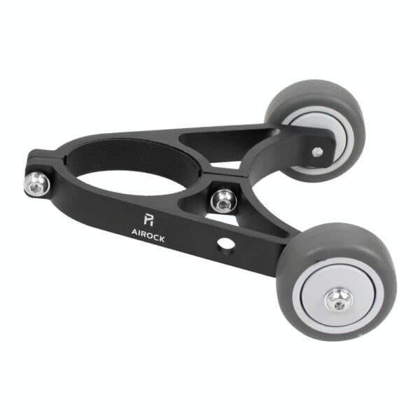 Foldable Auxiliary Wheel Bracket for Electric Scooters - Compatible with Xiaomi Ninebot and More - Black | Fitness Equipment Store