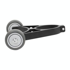 Foldable Auxiliary Wheel Bracket for Electric Scooters - Compatible with Xiaomi Ninebot and More - Black | Fitness Equipment Store