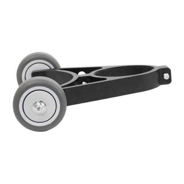 Foldable Auxiliary Wheel Bracket for Electric Scooters - Compatible with Xiaomi Ninebot and More - Black | Fitness Equipment Store