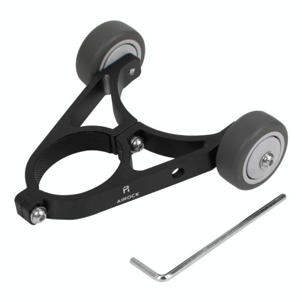 Foldable Auxiliary Wheel Bracket for Electric Scooters - Compatible with Xiaomi Ninebot and More - Black | Fitness Equipment Store