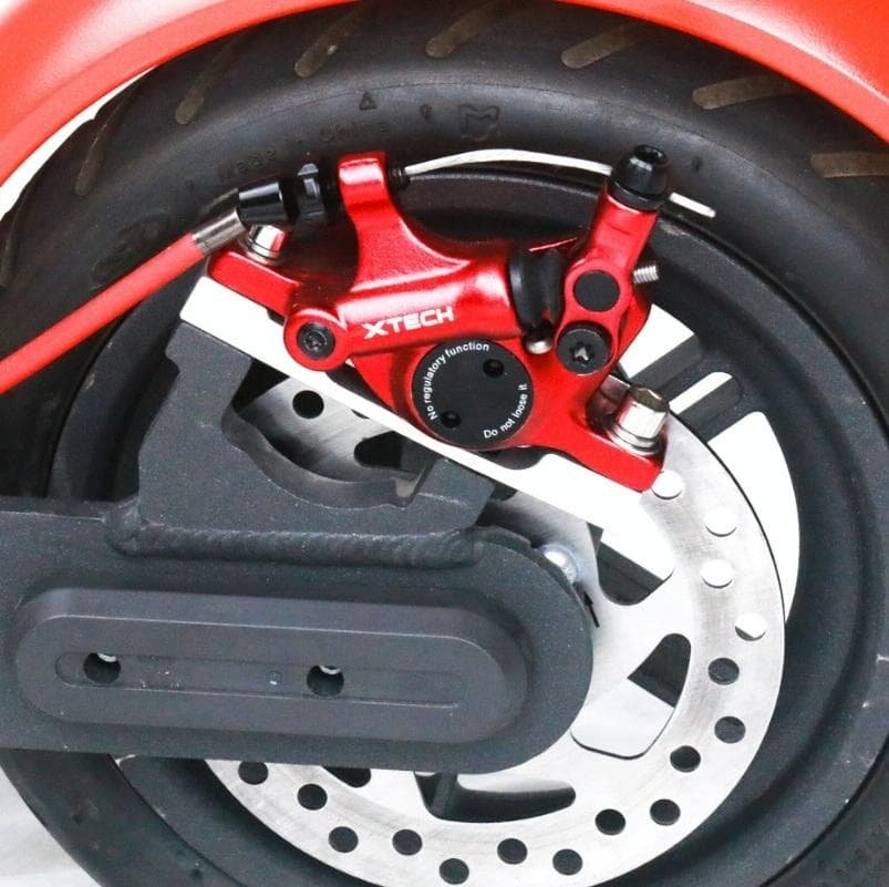 Upgraded 3-in-1 Scooter Brake & Seat Set for Xiaomi M365 Pro - Red Brake + Silver Adapter 8 Upgraded 3-in-1 Scooter Brake & Seat Set for Xiaomi M365 Pro - Red Brake + Silver Adapter - Image 8