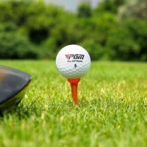 20-pack Golf Ball Tees - Durable 8-point Crown Tip for Competition - Anti-hitting - Yellow | Fitness Equipment Store