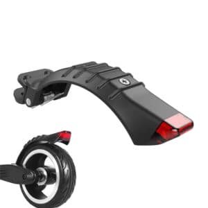 Carbon Fiber Rear Fender with Led Tail Light for Electric Scooters - 5 / 5.5 / 6.5 Inch