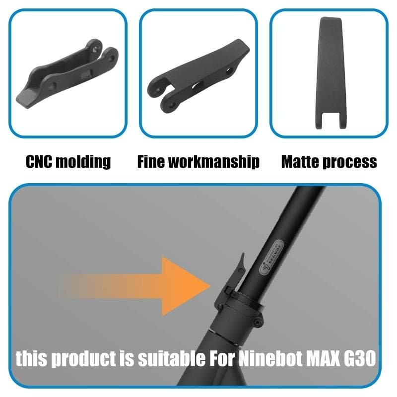 Black Folding Spanner Buckle for Ninebot Max G30 Electric Scooter 6 Black Folding Spanner Buckle for Ninebot Max G30 Electric Scooter - Image 6
