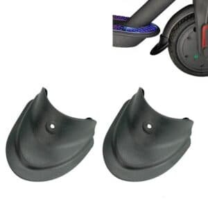 3 Pairs Scooter Fender Set for Xiaomi M365 / Pro - Front & Rear Rubber Fishtail Accessories - Mudguard Black