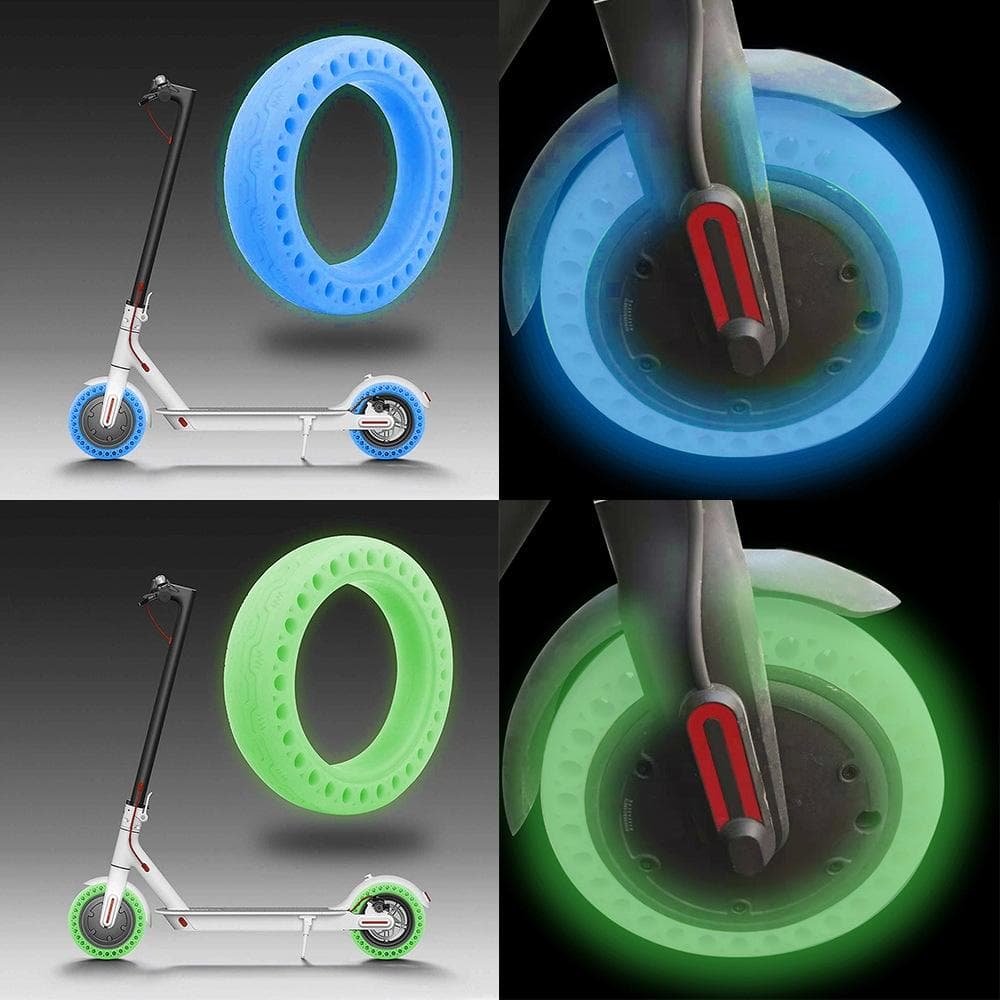 8.5 Inch Shock-absorbing Honeycomb Solid Tire for Xiaomi Mijia M365 - Fluorescent Pattern - Fluorescent Green 5 8.5 Inch Shock-absorbing Honeycomb Solid Tire for Xiaomi Mijia M365 - Fluorescent Pattern - Fluorescent Green - Image 5