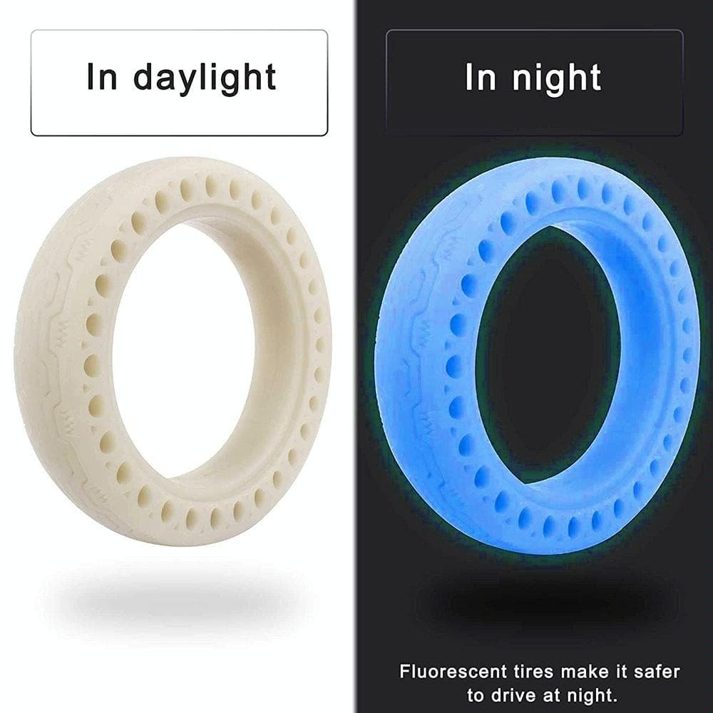 8.5 Inch Shock-absorbing Honeycomb Solid Tire for Xiaomi Mijia M365 - Fluorescent Pattern - Fluorescent Green 9 8.5 Inch Shock-absorbing Honeycomb Solid Tire for Xiaomi Mijia M365 - Fluorescent Pattern - Fluorescent Green - Image 9