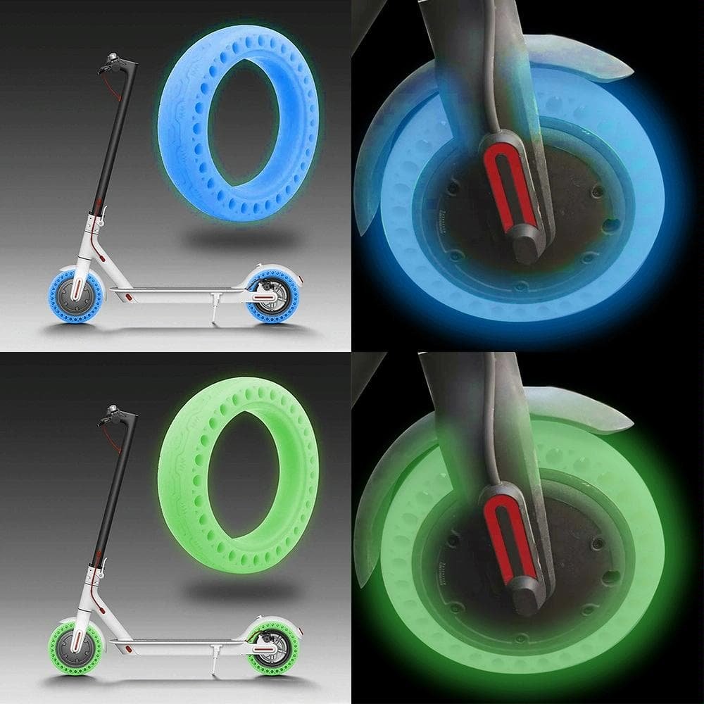 8.5 Inch Shock-absorbing Honeycomb Solid Tire for Xiaomi Mijia M365 - Fluorescent Pattern - Fluorescent Green 10 8.5 Inch Shock-absorbing Honeycomb Solid Tire for Xiaomi Mijia M365 - Fluorescent Pattern - Fluorescent Green - Image 10