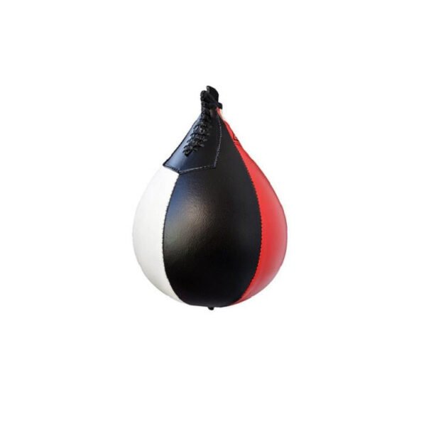 Black And White Suspended Pear-Shaped Speed Ball For Boxing - Black Red White | Fitness Equipment Store
