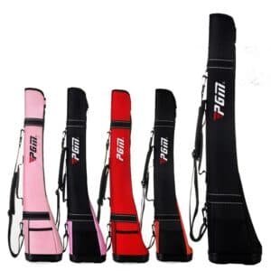 Lightweight Golf Shoulder Bag - Nylon Material - Black Pink | Fitness Equipment Store