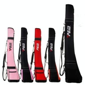 Lightweight Golf Shoulder Bag - Nylon Material - Black Pink | Fitness Equipment Store