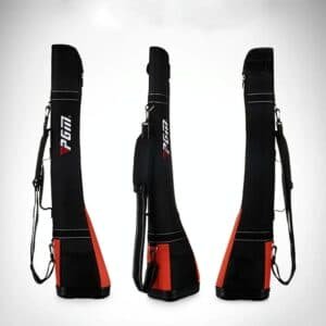 Lightweight Golf Shoulder Bag - Nylon Material - Black Pink | Fitness Equipment Store