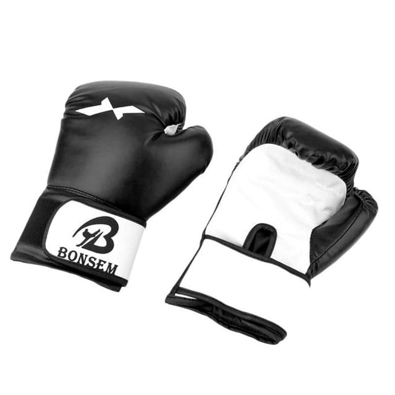 Adult Training Boxing Gloves - Black 5 Adult Training Boxing Gloves - Black - Image 5