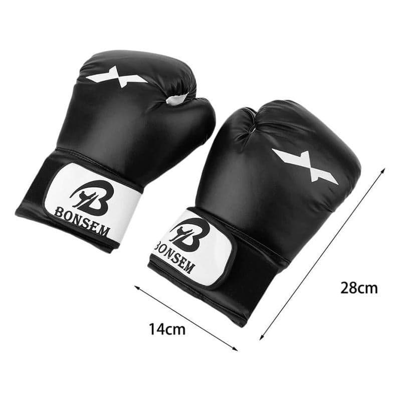 Adult Training Boxing Gloves - Black 11 Adult Training Boxing Gloves - Black - Image 11
