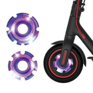Waterproof Sticker for Xiaomi M365 Scooter Motor - 1 Pair - Colorful 2