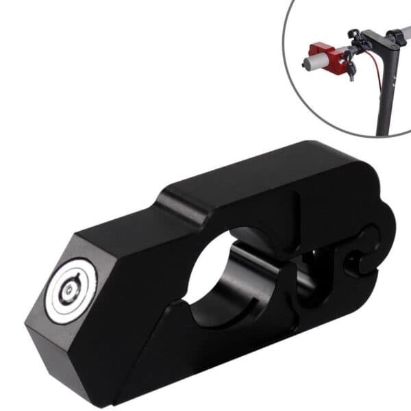 Secure your Xiaomi M365 Scooter with Handlebar Lock - Black | Fitness Equipment Store