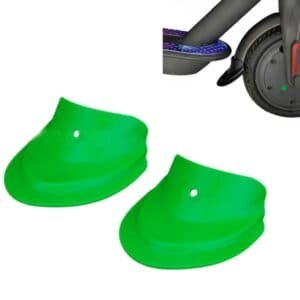 3 Pairs Scooter Fender Set for Xiaomi M365 / Pro - Front & Rear Rubber Fishtail Accessories - Mudguard Green