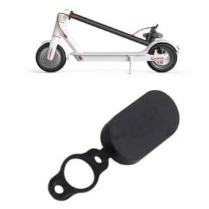 4-pack Silicone Charging Port Covers for Xiaomi Mijia M365 Electric Scooter - Black