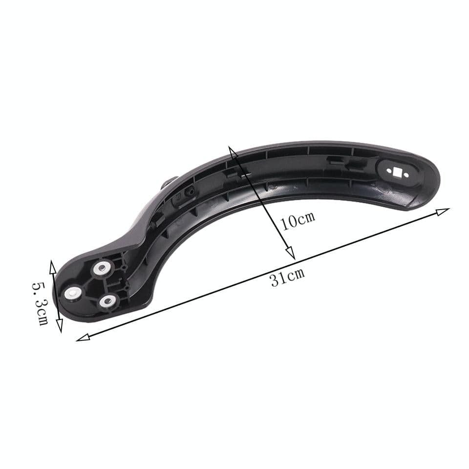 Rear Wheel Fender with Hook for Xiaomi Mijia M365 Electric Scooter - Black 5 Rear Wheel Fender with Hook for Xiaomi Mijia M365 Electric Scooter - Black - Image 5
