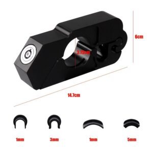 Secure your Xiaomi M365 Scooter with Handlebar Lock - Red | Fitness Equipment Store