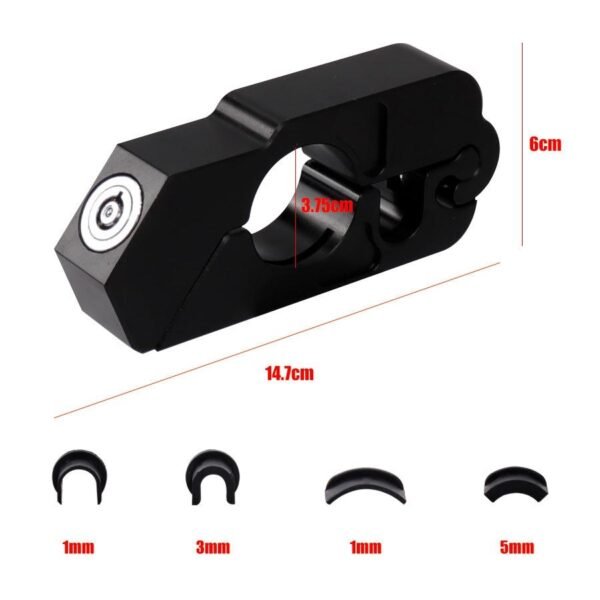 Secure your Xiaomi M365 Scooter with Handlebar Lock - Red | Fitness Equipment Store