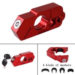 Secure your Xiaomi M365 Scooter with Handlebar Lock - Red | Fitness Equipment Store