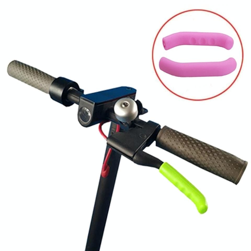 Non-slip Silicone Handbrake Covers for Xiaomi Mijia M365 Electric Scooter 2 Pcs - Black 4 Non-slip Silicone Handbrake Covers for Xiaomi Mijia M365 Electric Scooter 2 Pcs - Black - Image 4