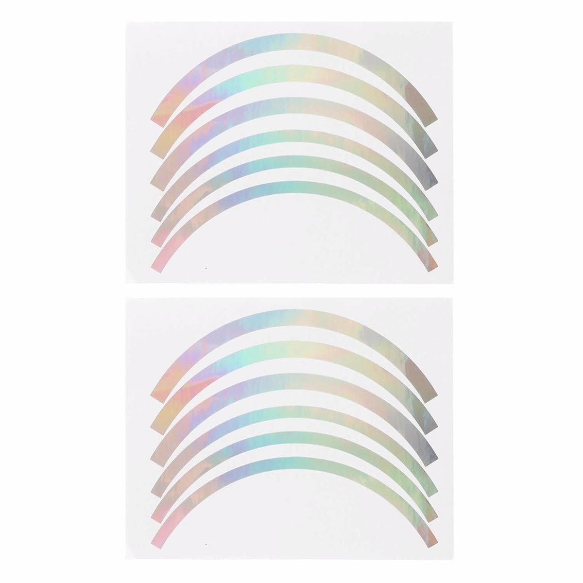 Blue Wheel Hub Sticker Set for Scooter / Bike / Electric Vehicle 2 Pcs - Blue 4 Blue Wheel Hub Sticker Set for Scooter / Bike / Electric Vehicle 2 Pcs - Blue - Image 4