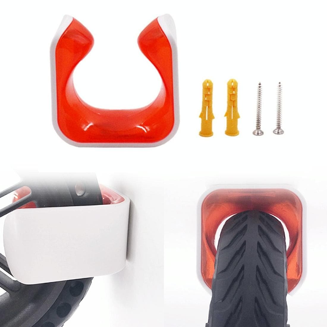 Wall Mount Holder for Xiaomi M365 Electric Scooter - Portable - Orange 1 Wall Mount Holder for Xiaomi M365 Electric Scooter - Portable - Orange