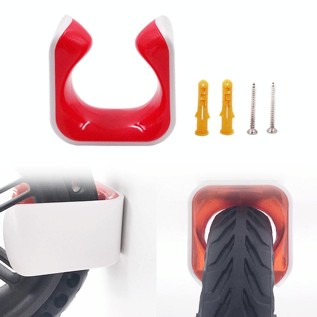 Wall Mount Holder for Xiaomi M365 Electric Scooter - Portable - Orange 13 Wall Mount Holder for Xiaomi M365 Electric Scooter - Portable - Orange - Image 13