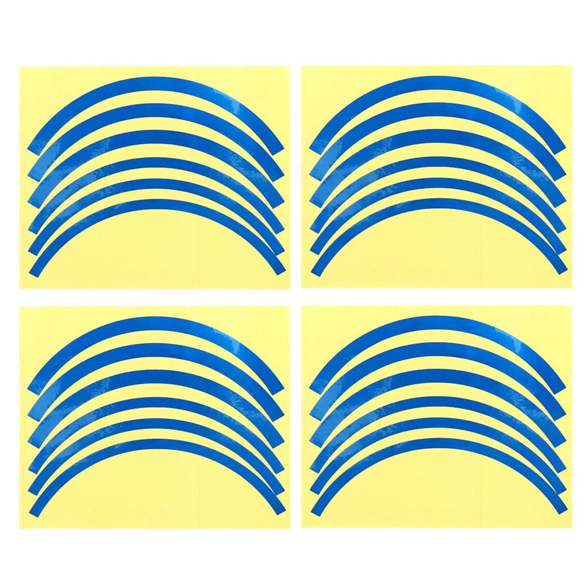 Blue Wheel Hub Sticker Set for Scooter / Bike / Electric Vehicle 2 Pcs - Green 14 Blue Wheel Hub Sticker Set for Scooter / Bike / Electric Vehicle 2 Pcs - Green - Image 14