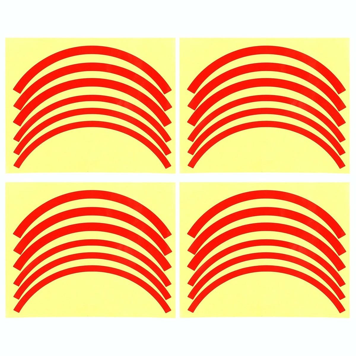 Blue Wheel Hub Sticker Set for Scooter / Bike / Electric Vehicle 2 Pcs - White 12 Blue Wheel Hub Sticker Set for Scooter / Bike / Electric Vehicle 2 Pcs - White - Image 12