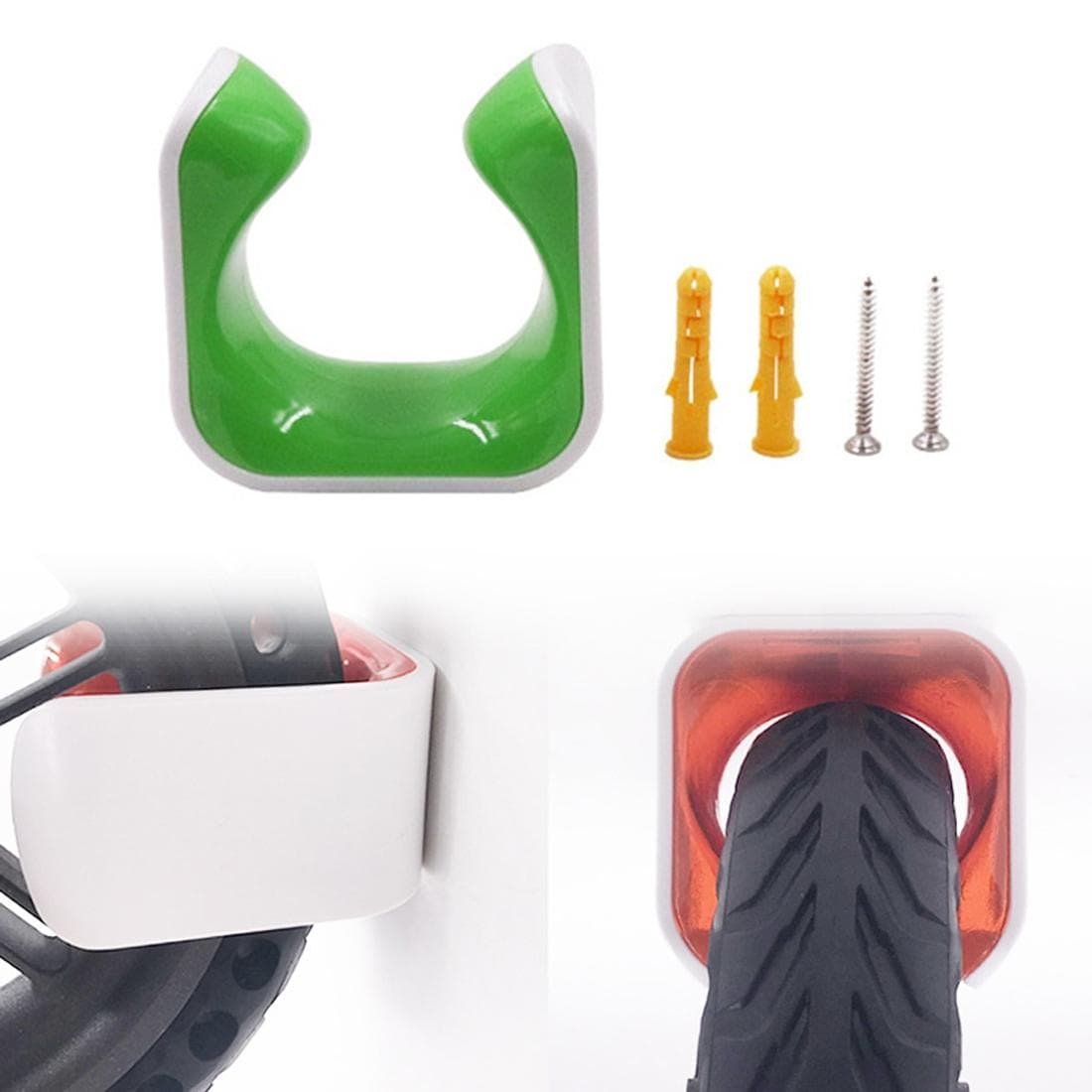 Wall Mount Holder for Xiaomi M365 Electric Scooter - Portable - Green 1 Wall Mount Holder for Xiaomi M365 Electric Scooter - Portable - Green