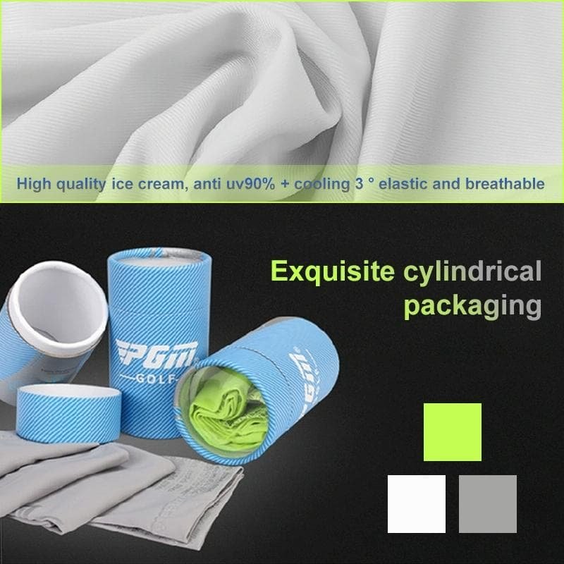 Breathable Golf Sunscreen Sleeve - Fluorescent Green - Grey 9 Breathable Golf Sunscreen Sleeve - Fluorescent Green - Grey - Image 9