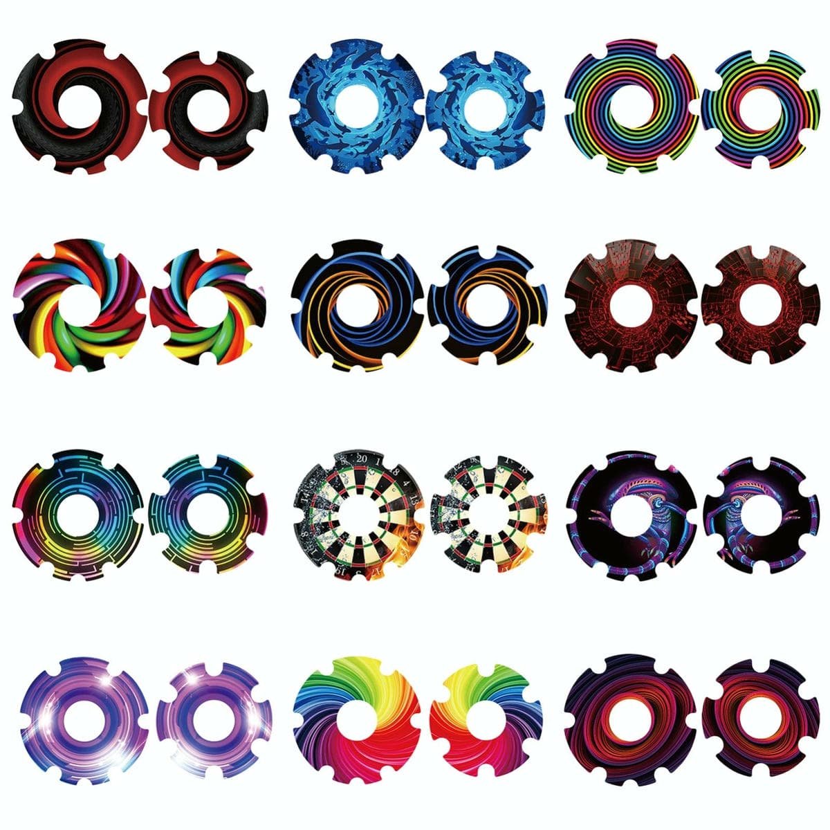 Waterproof Sticker for Xiaomi M365 Scooter Motor - 1 Pair - Colorful 9 3 Waterproof Sticker for Xiaomi M365 Scooter Motor - 1 Pair - Colorful 9 - Image 3