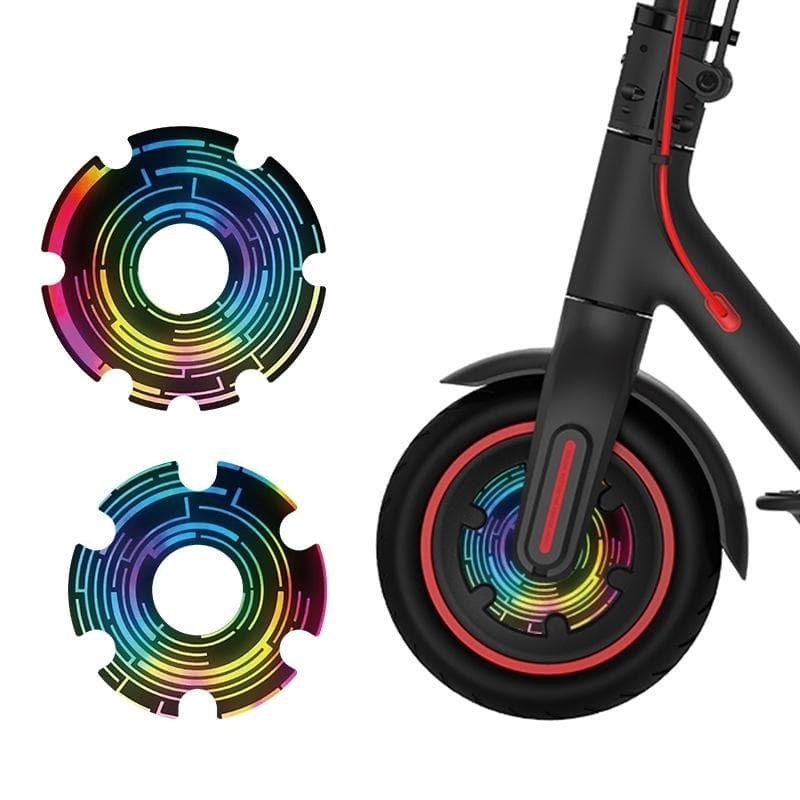 Waterproof Sticker for Xiaomi M365 Scooter Motor - 1 Pair - Colorful 9 8 Waterproof Sticker for Xiaomi M365 Scooter Motor - 1 Pair - Colorful 9 - Image 8