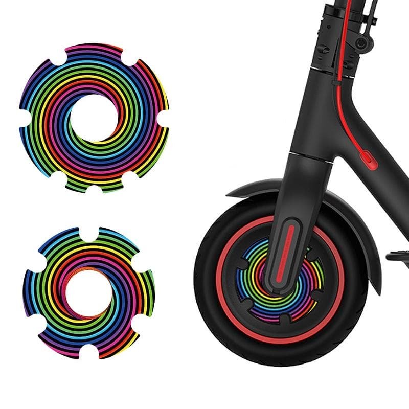 Waterproof Sticker for Xiaomi M365 Scooter Motor - 1 Pair - Colorful 9 12 Waterproof Sticker for Xiaomi M365 Scooter Motor - 1 Pair - Colorful 9 - Image 12