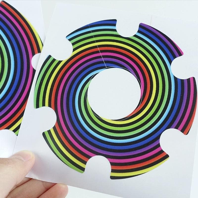 Waterproof Sticker for Xiaomi M365 Scooter Motor - 1 Pair - Colorful 11 5 Waterproof Sticker for Xiaomi M365 Scooter Motor - 1 Pair - Colorful 11 - Image 5