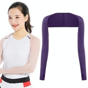 Sun Protection Golf Shawl Sleeves for Outdoor Sports and Cycling - Deep Purple
