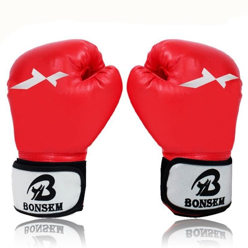 Adult Training Boxing Gloves - Red 2 Adult Training Boxing Gloves - Red - Image 2
