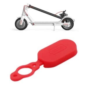 4-pack Silicone Charging Port Covers for Xiaomi Mijia M365 Electric Scooter - Red