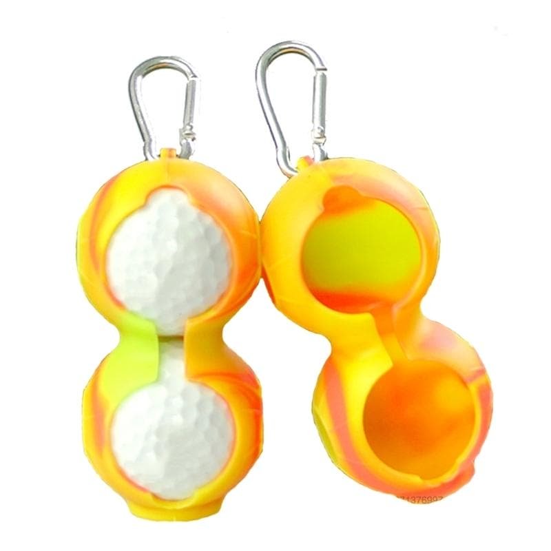 2-pack Golf Silicone Double-ball Protection Sleeves - Yellow 14 2-pack Golf Silicone Double-ball Protection Sleeves - Yellow - Image 14