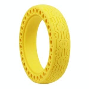 8.5 Electric Scooter Tire for Xiaomi Mijia M365 - Shock-absorbing Honeycomb Design - Yellow